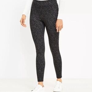 NWT Loft Gray Leopard Leggings